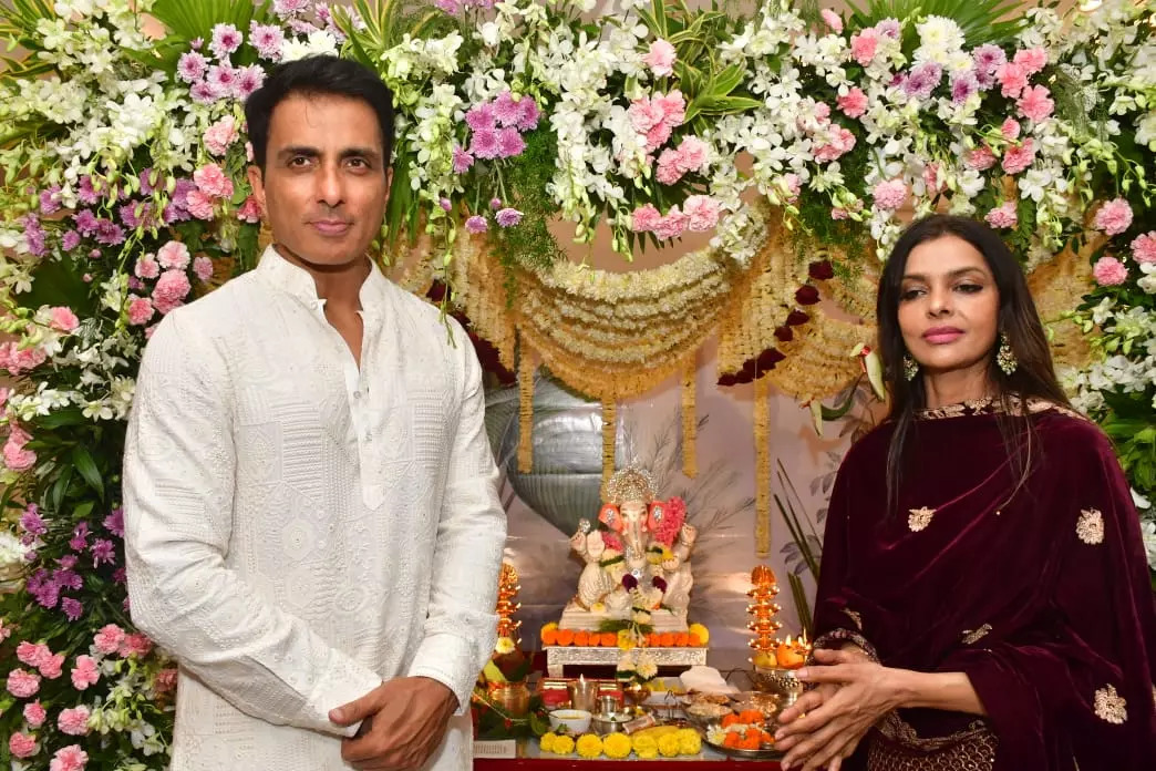 Sonu Sood And Sonali Sood 