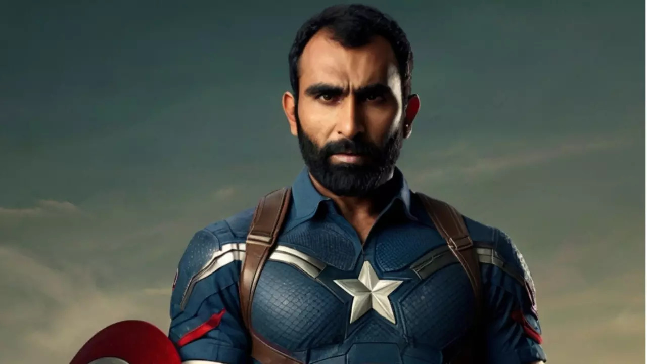 Mohammed Shami As Captain America