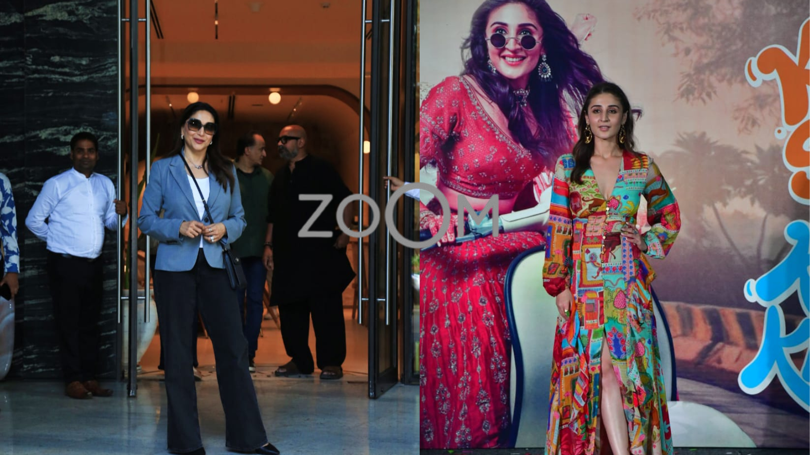 Madhuri Dixit Captured In City Dhvani Bhanushali Spotted At An Event  ZoomIn 