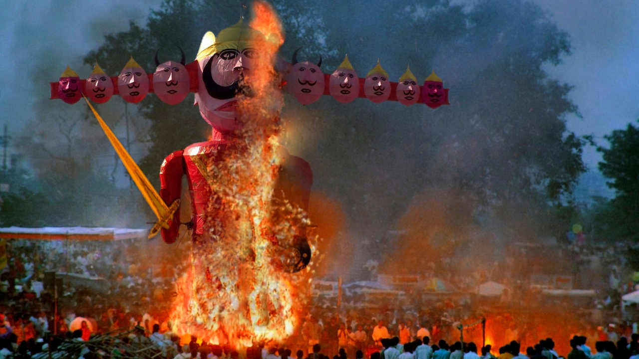 Ravan Dahan in Uttar Pradesh