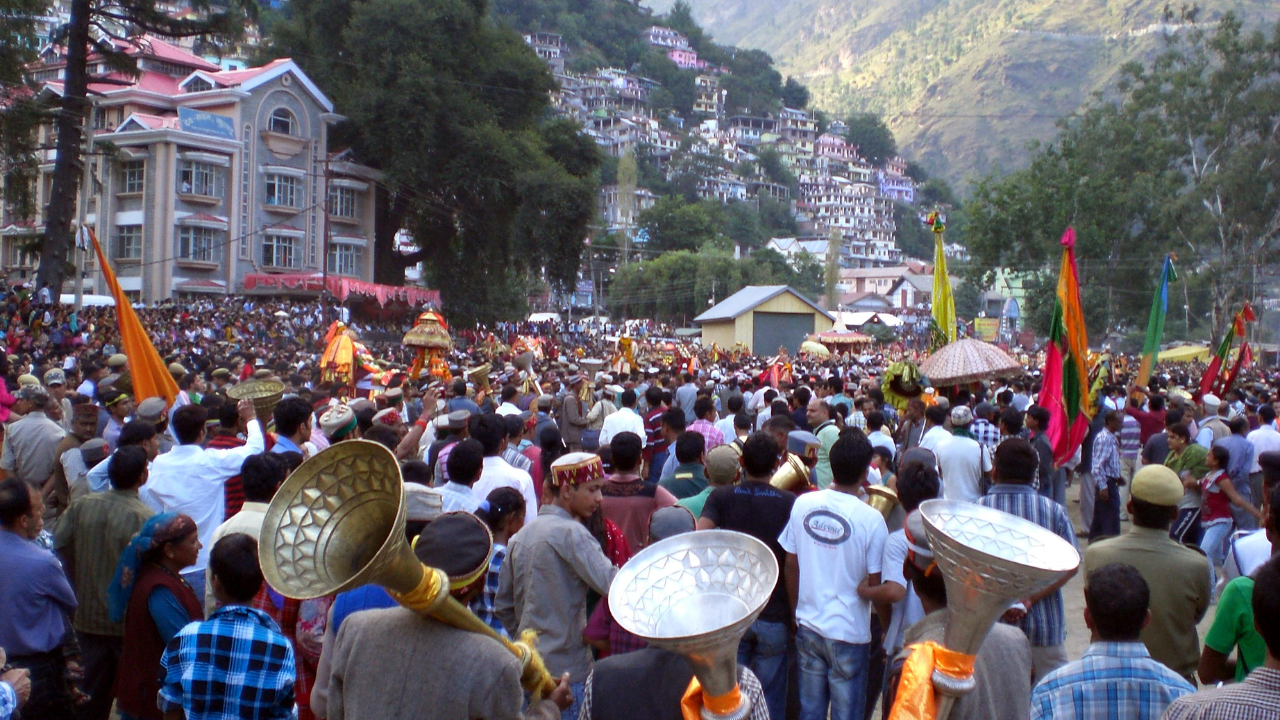 Majestic Procession of Lord Raghunath in Kullu Himachal Pradesh