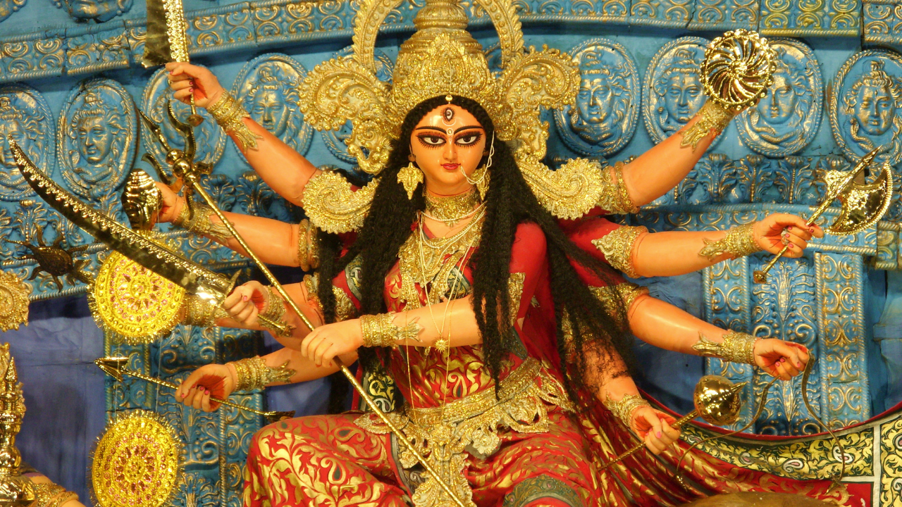 Traditional Durga Puja in Odisha