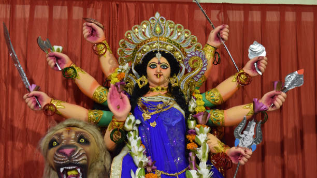 Shardiya Navratri 2024 Day 8 Maa Mahagauri  Pink 