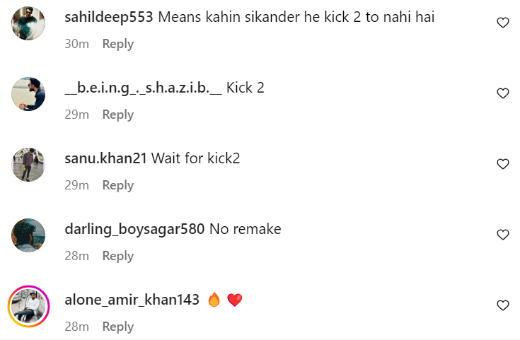 Fans react to Kick 2 announcement