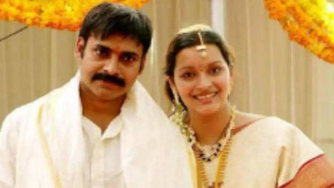 Renu Desai with ex-husband pawan kalyan