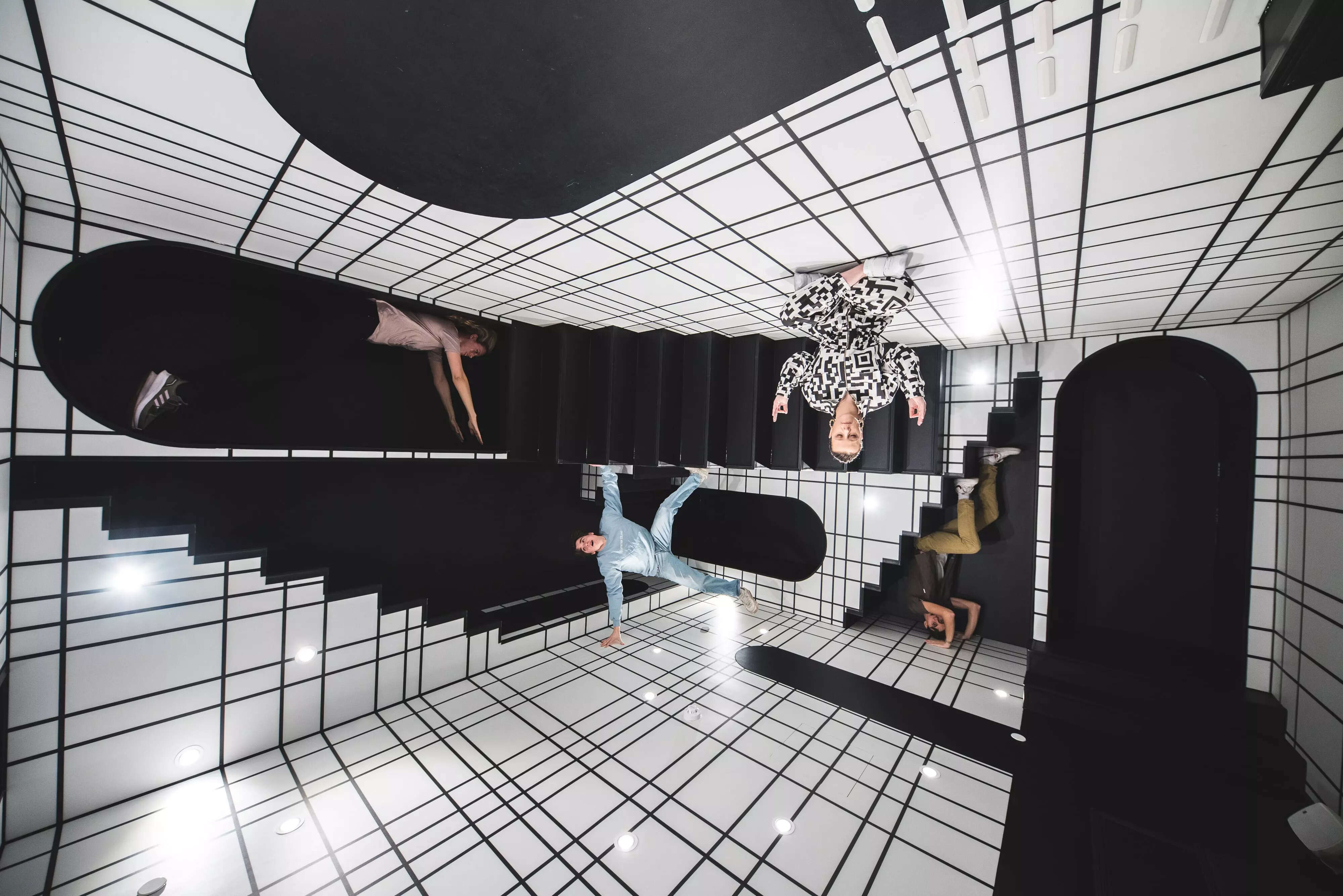 upside down room