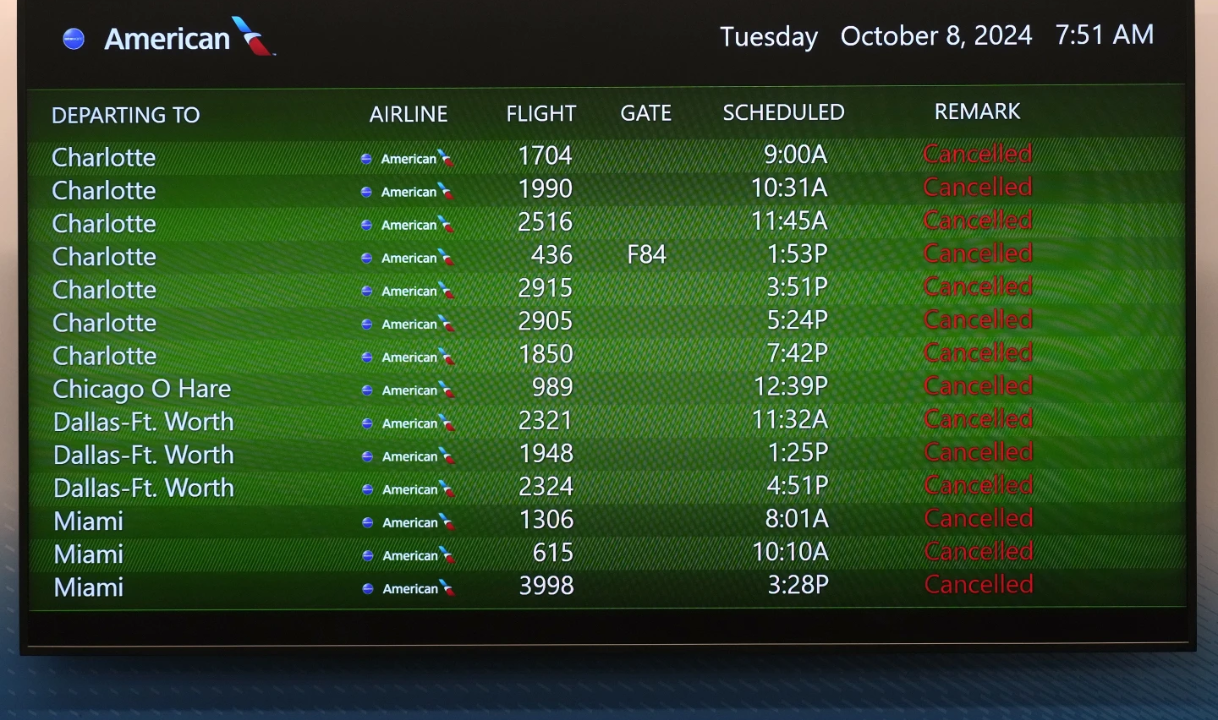 strongFlight cancellations and closed airportsstrong