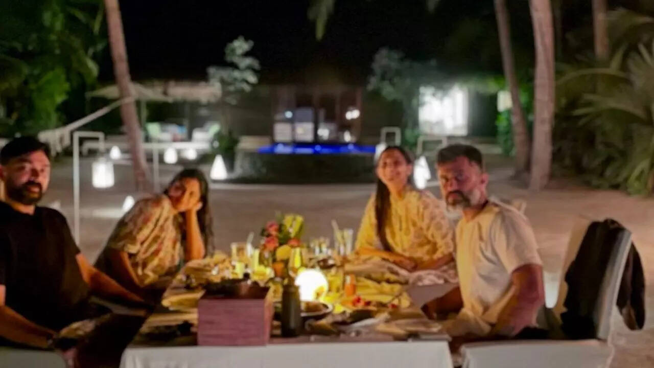At Reethi Rah you can book an intimate beach dinner with your family