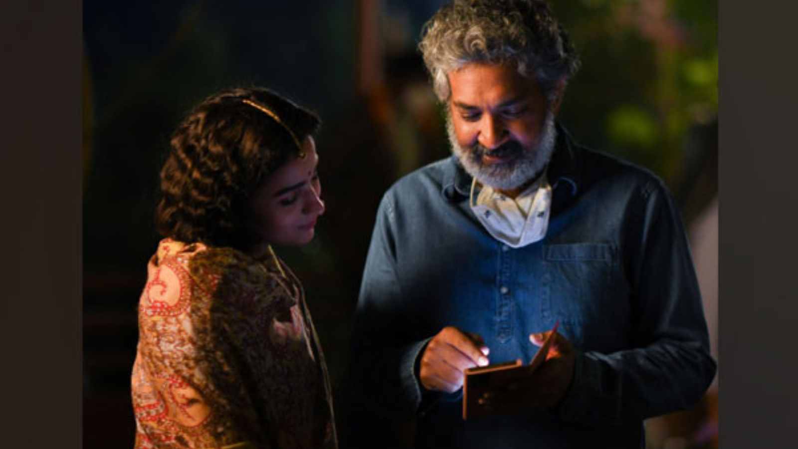 Alia Bhatt - RRR Director SS Rajamouli 