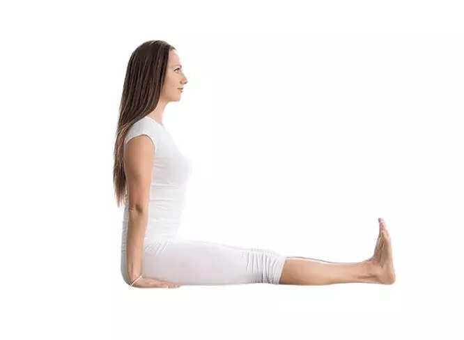 Dandasana Staff Pose