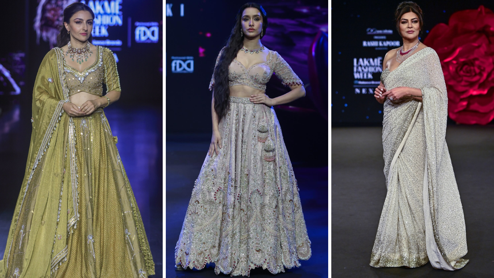 Indian Divas At Lakme Fashion Week 2024