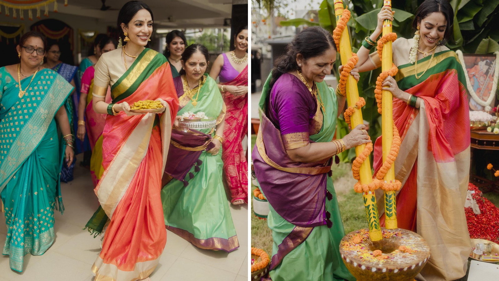 Sobhita Dhulipalas Timeless Elegance In Silk Saree