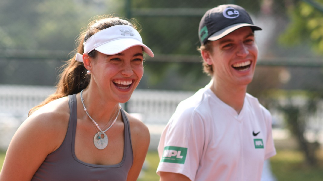 Helena Spiridis and Tom Evans gearing up