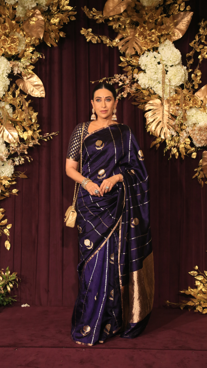 Karisma Kapoors Bold Saree Look Is Giving Us Major Design Inspo