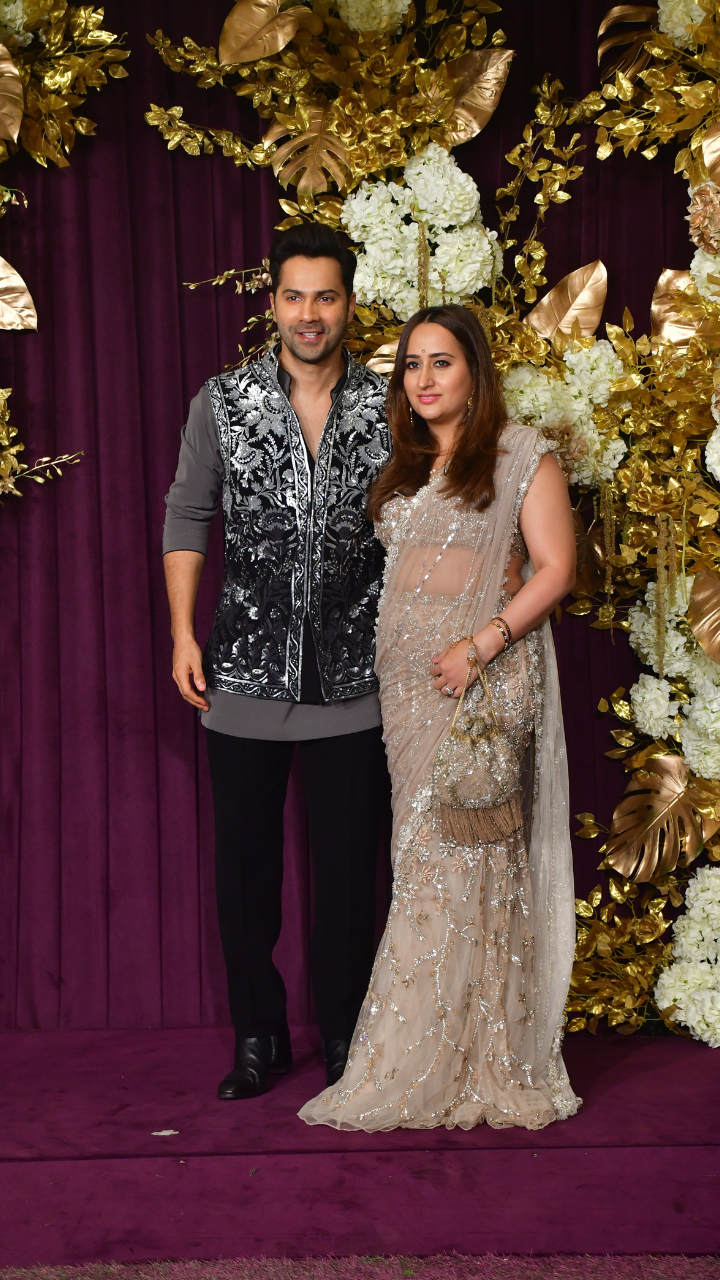 Varun Dhawan And Natasha Dalal Added Glamour To The Occasion 