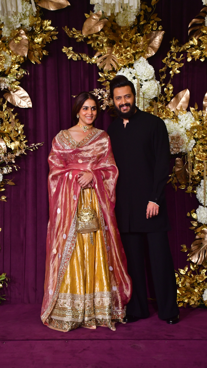 Genelia DSouza And Riteish Deshmukh Exude Regalia 