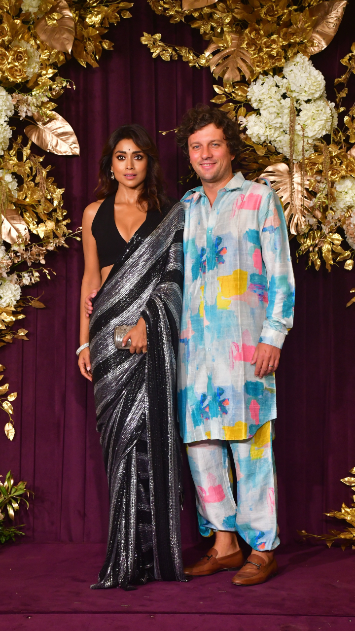 Shriya Saran And Andrei Koscheev Attend The Bash Together 