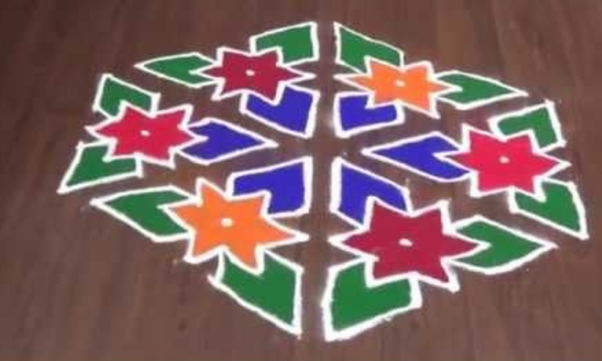 ठिपक्यांची रांगोळी Dotted Rangoli