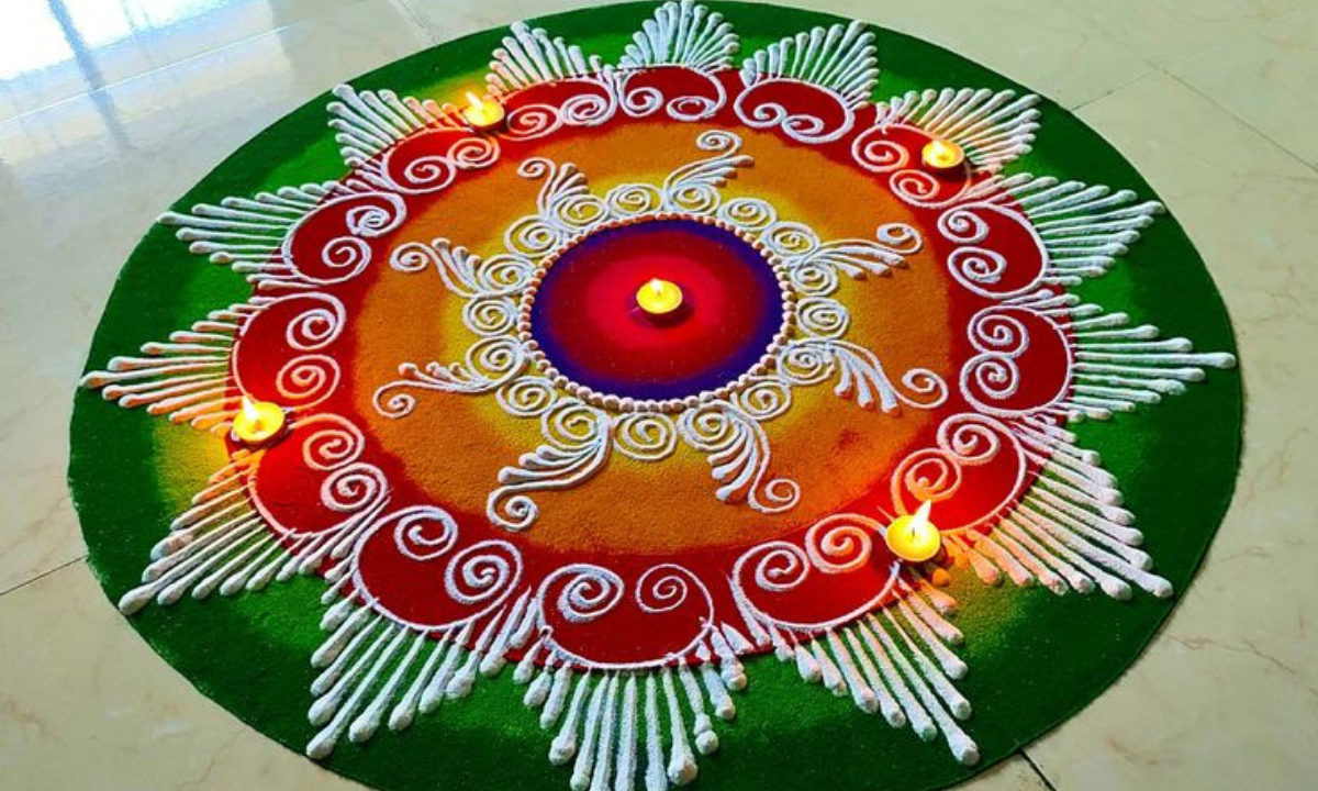 संस्कारभारती रांगोळी Sanskar Bharti Rangoli