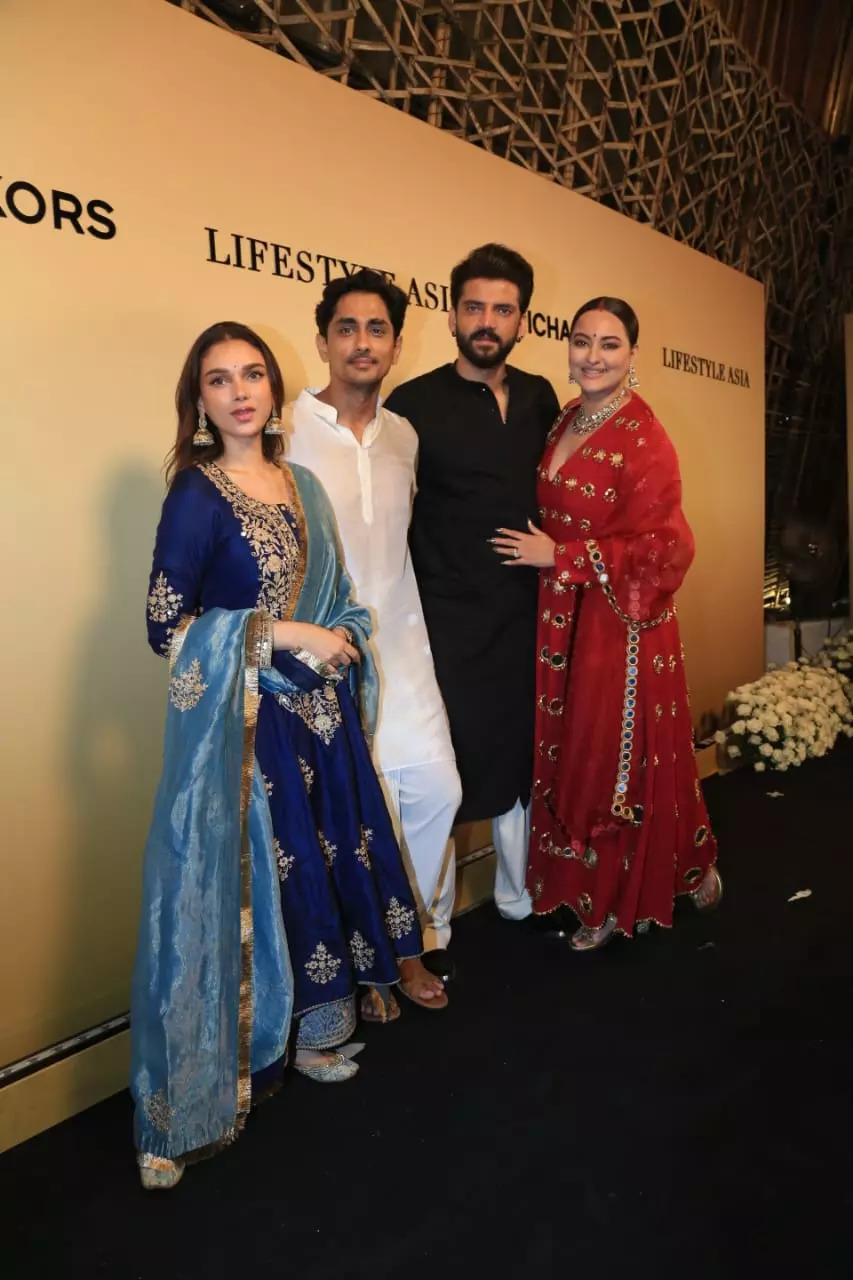 Aditi Rao Hydari-Siddharth Sonakshi Sinha-Zaheer Iqbal 