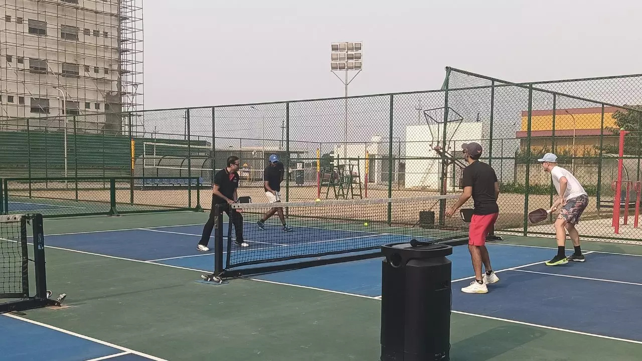 Vineet Jain Plays Pickleball With Armaan and Dusty