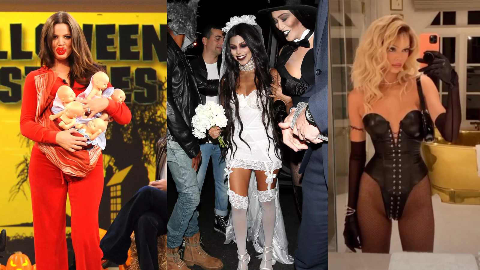 Kardashian Sisters Bring Spookiness Over The Years 