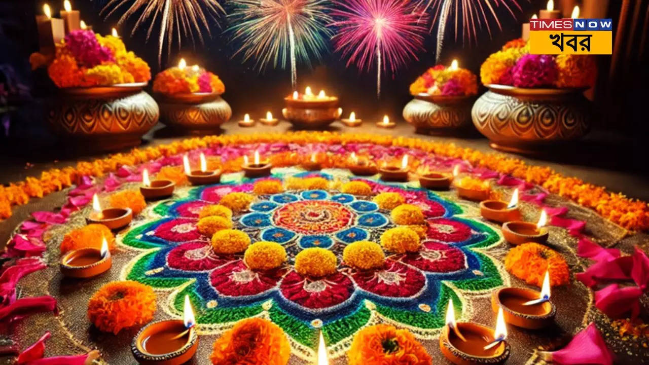 Happy Diwali Wishes Images in Bengali প্রদীপের আলোয় দূর হোক আঁধার পরিবার বন্ধু প্রিয়জনকে পাঠান দীপাবলির শুভেচ্ছাবার্তা