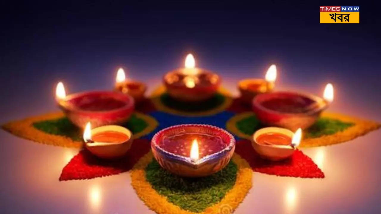 Happy Diwali Wishes Images in Bengali প্রদীপের আলোয় দূর হোক আঁধার পরিবার বন্ধু প্রিয়জনকে পাঠান দীপাবলির শুভেচ্ছাবার্তা