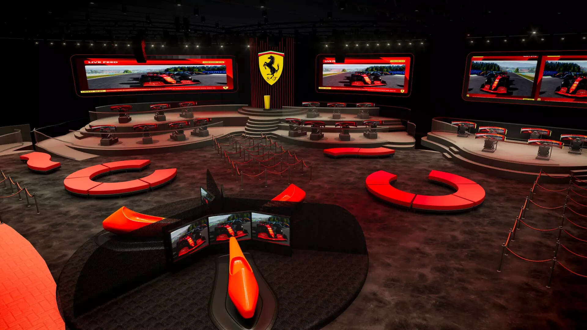 The world's first Ferrari Esports Arena 5