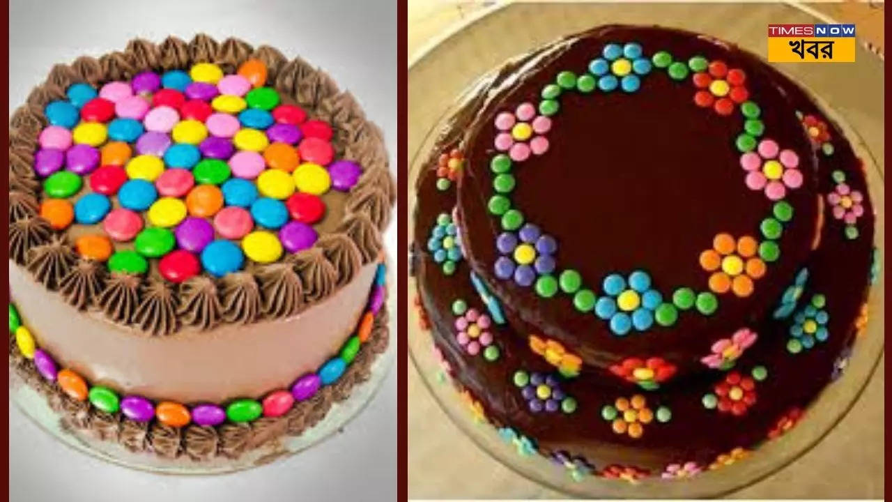 কেক  ডেকোরেটেড উইথ জেমস Cake Decorated with Gems