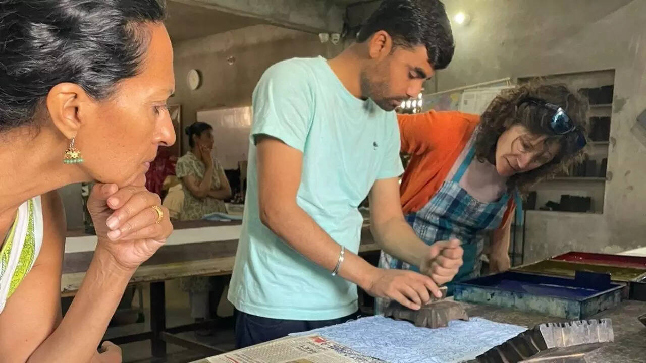 Take part in a block printing workshop with Studio Bagru Take part in a block printing workshop with Studio Bagru