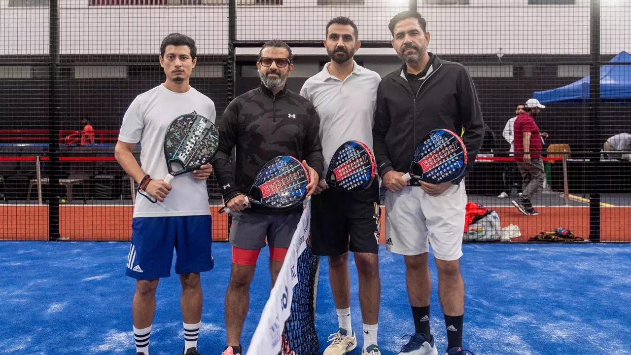 Arjun Uppal Rishi Kapur vs Rahul Belwal and Manresh Malhotra was closely contested