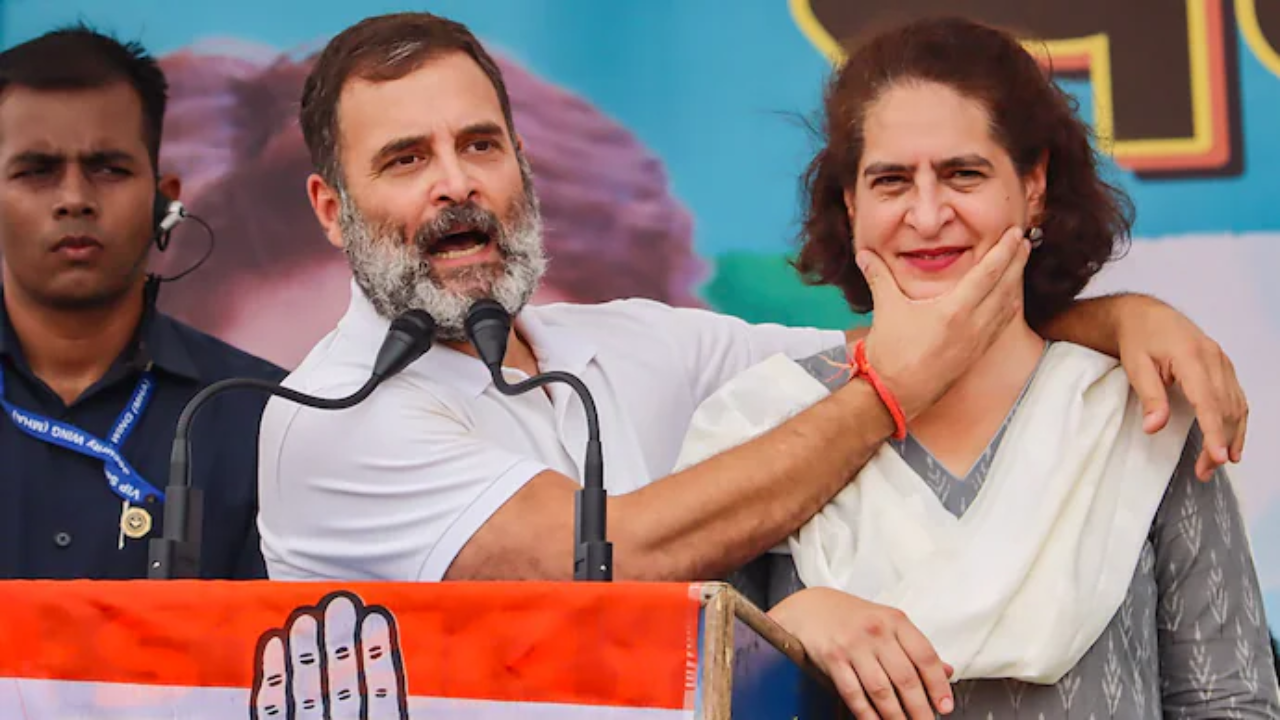 strongThe Gandhi Siblings Rahul and Priyankastrong