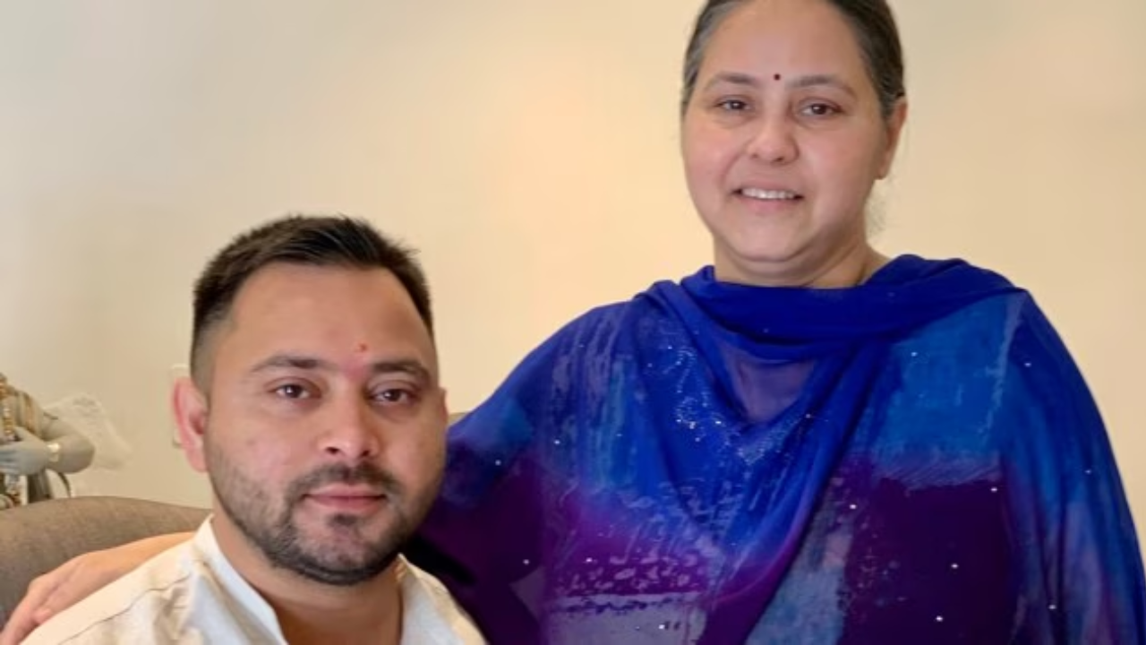 strongThe Yadav Siblings Misa Bharti and Tejashwi Yadavstrong