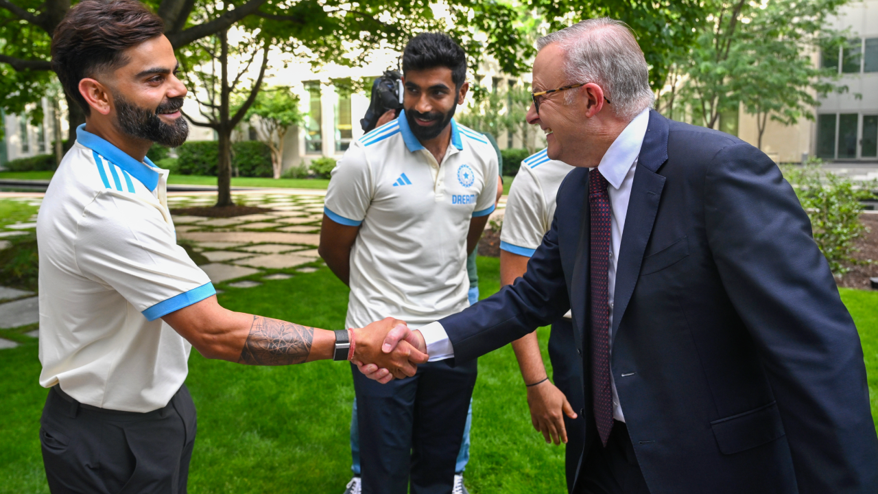 Virat Kohli with Australia PM  