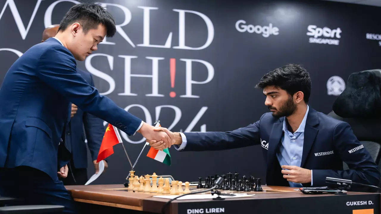 World Chess Championship 2024, Game 8 Highlights Gukesh vs Ding Liren