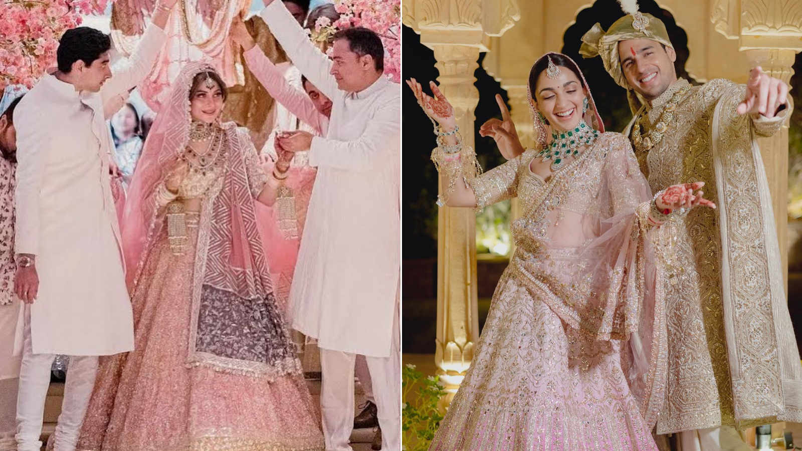 Bollywood Actresses Walking Down The Aisle In Manish Malhotra Lehenga 