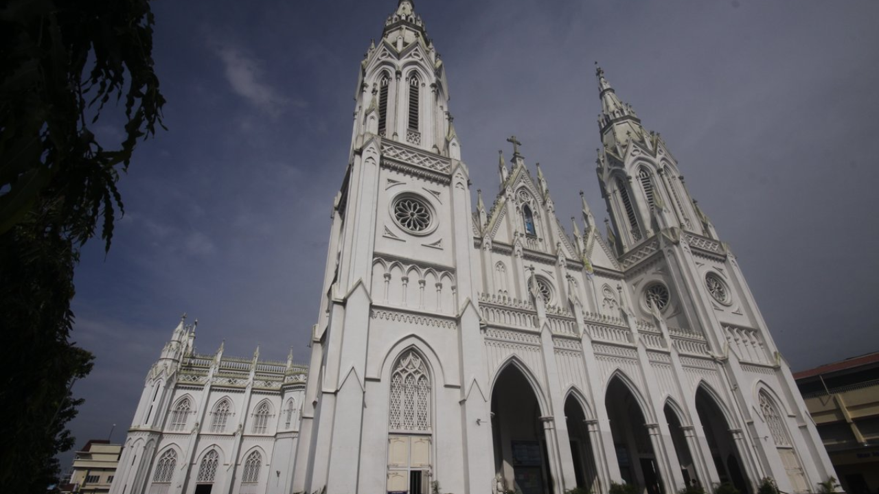 Our Lady of Dolours Trichur Basilica Kerala