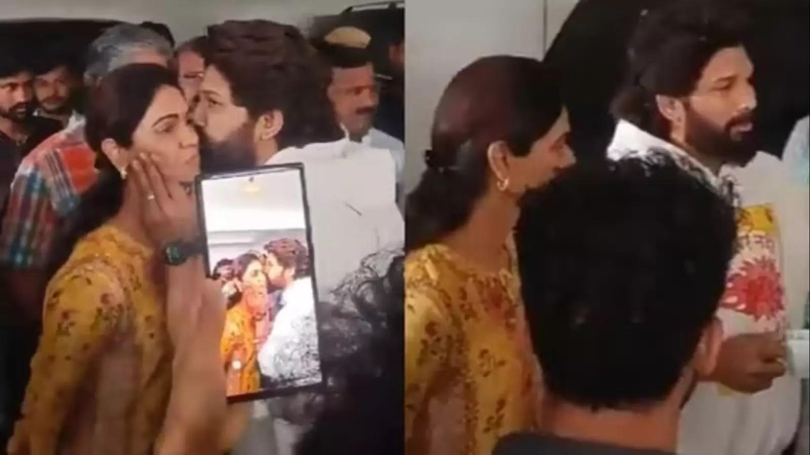 Allu Arjun kiss sneha reddy