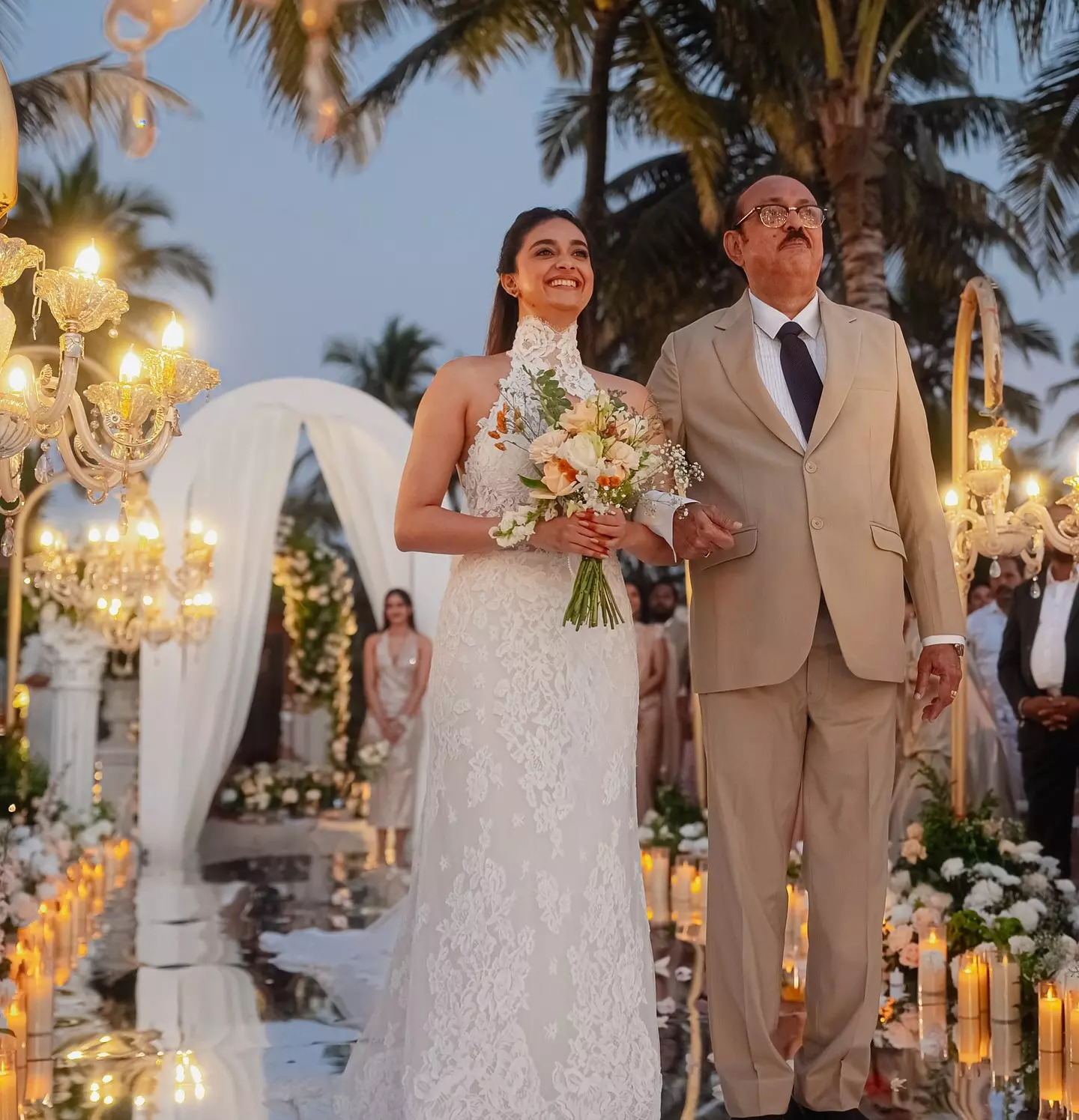 The Dreamiest Walking Down The Aisle Moment