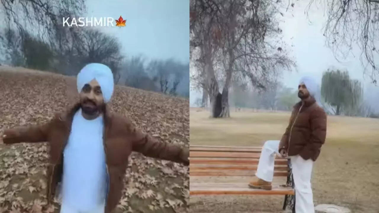 Diljit is in Kashmir and enjoying the winter beauty of Srinagar. Diljit is in Kashmir and enjoying the winter beauty of Srinagar.