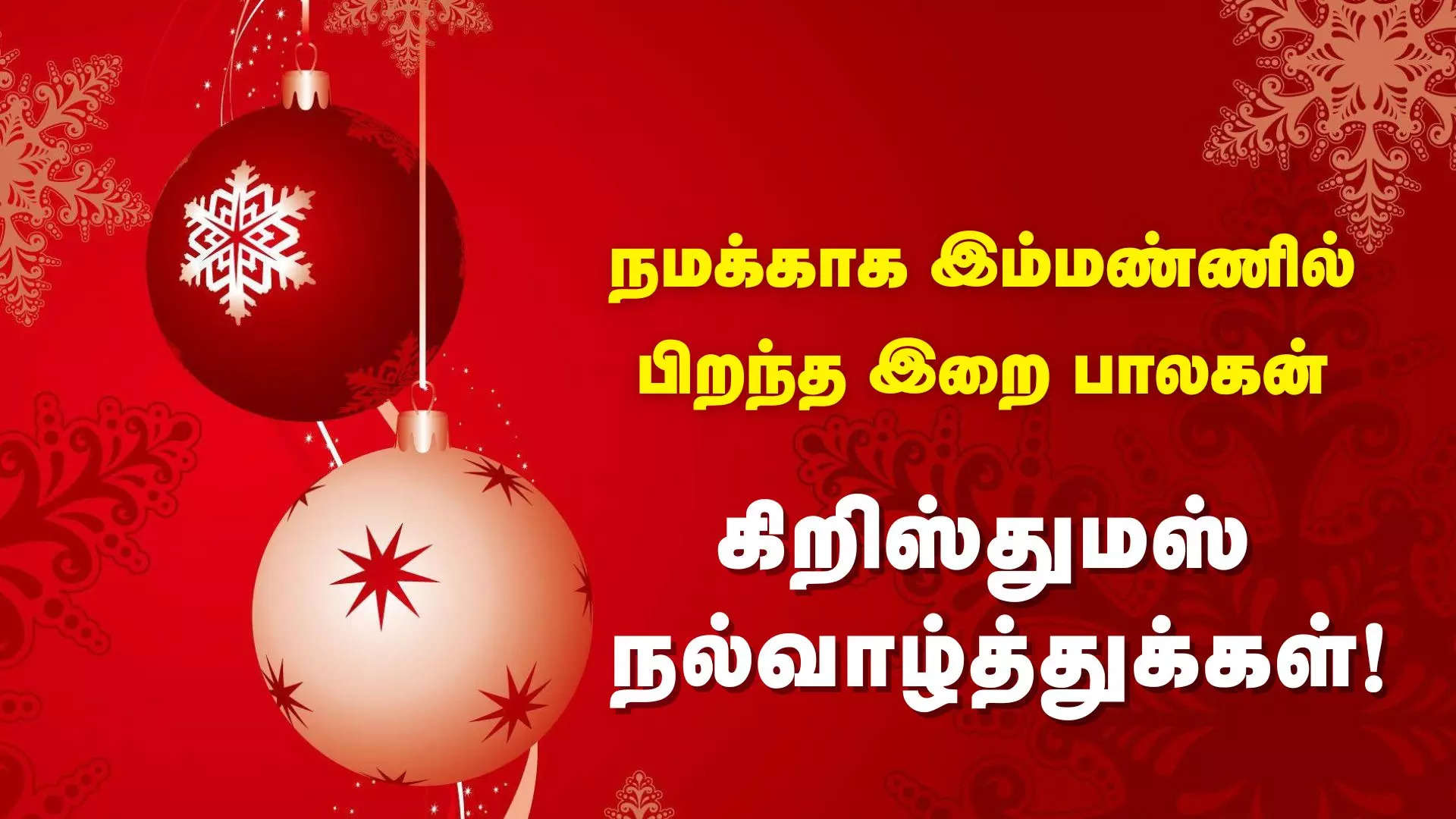 நமக்காக இம்மண்ணில் பிறந்த இறை பாலகன் அனைவருக்கும் கிறிஸ்துமஸ் திருநாள் வாழ்த்துக்கள் merry christmas