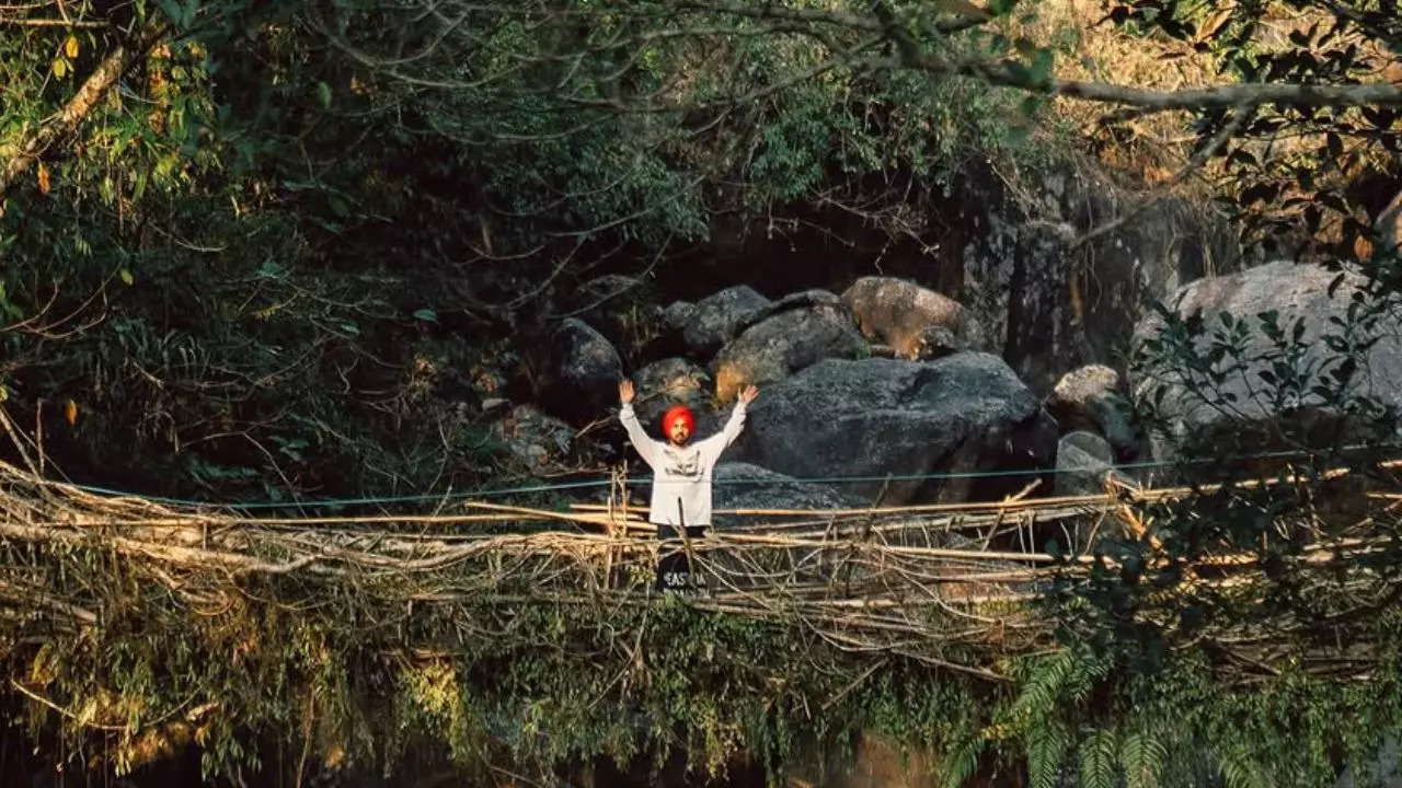 January  Double Decker Root Bridge Meghalaya