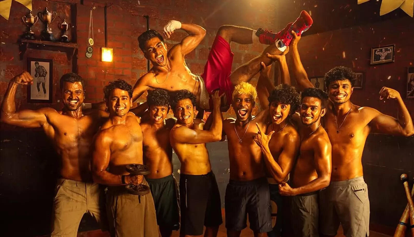 First Look Cast Poster Of Naslen Lukman's Alappuzha Gymkhana Released