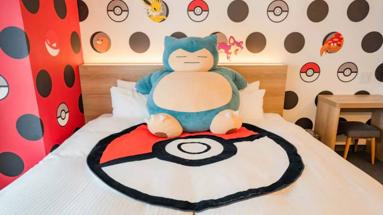 Stay in a Pokemon-themed hotel room Stay in a Pokemon-themed hotel room