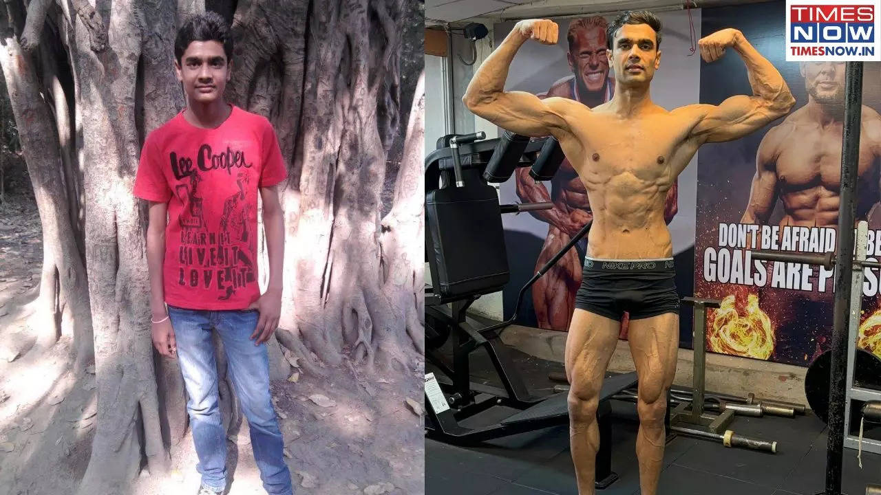 From skinny to chiseled physique, this fitness coach's transformation is jaw-dropping