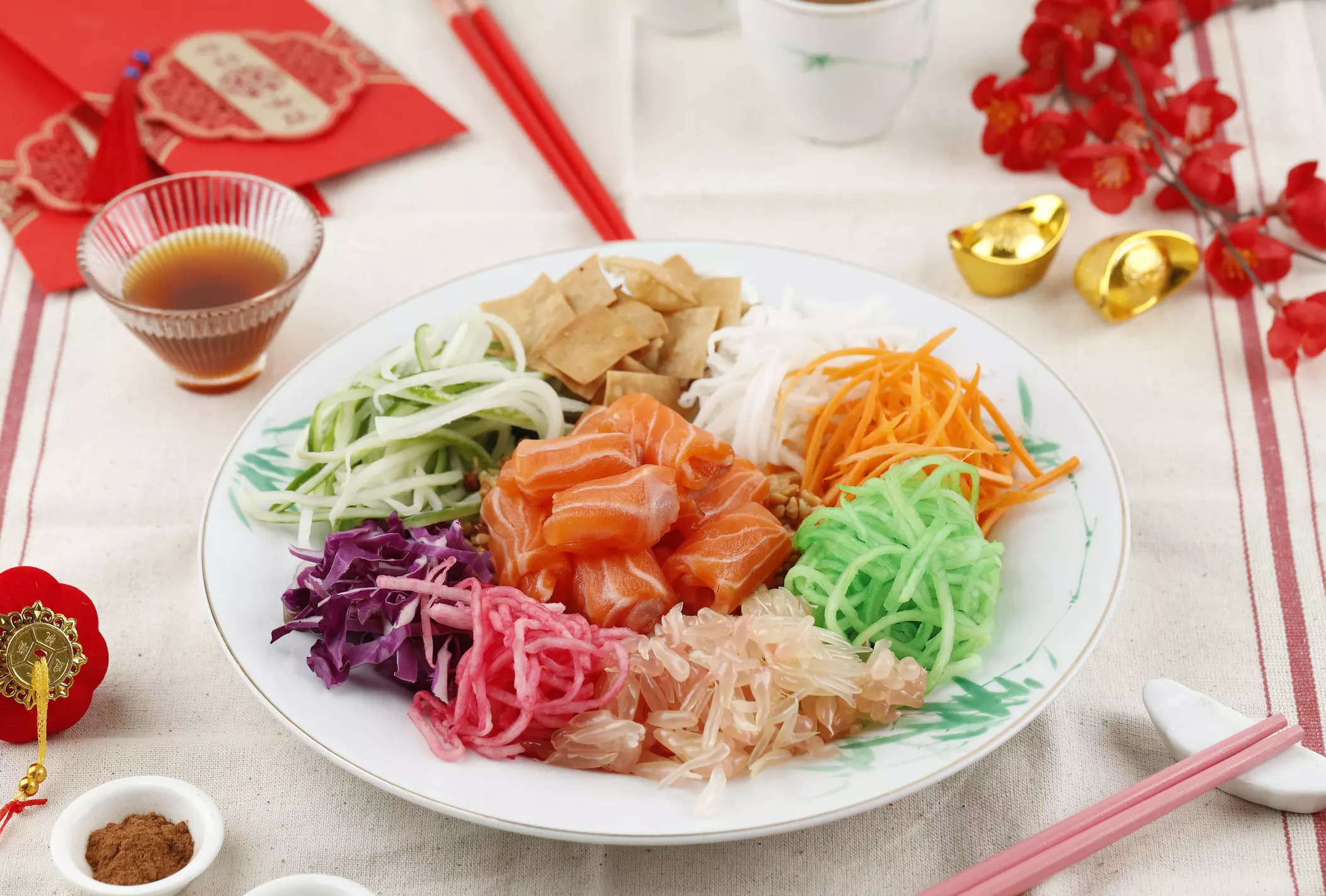 chinese new year traditional salad