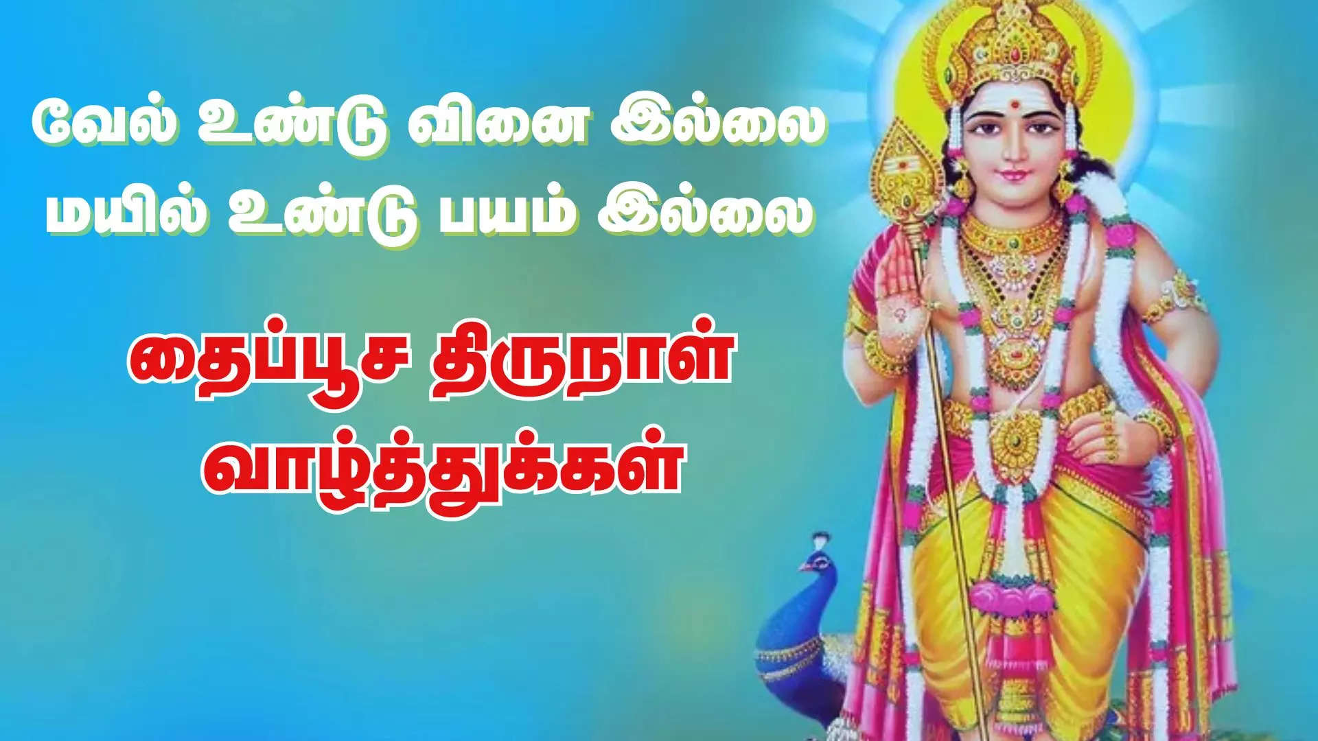 தைப்பூச திருநாள் நல்வாழ்த்துக்கள் 