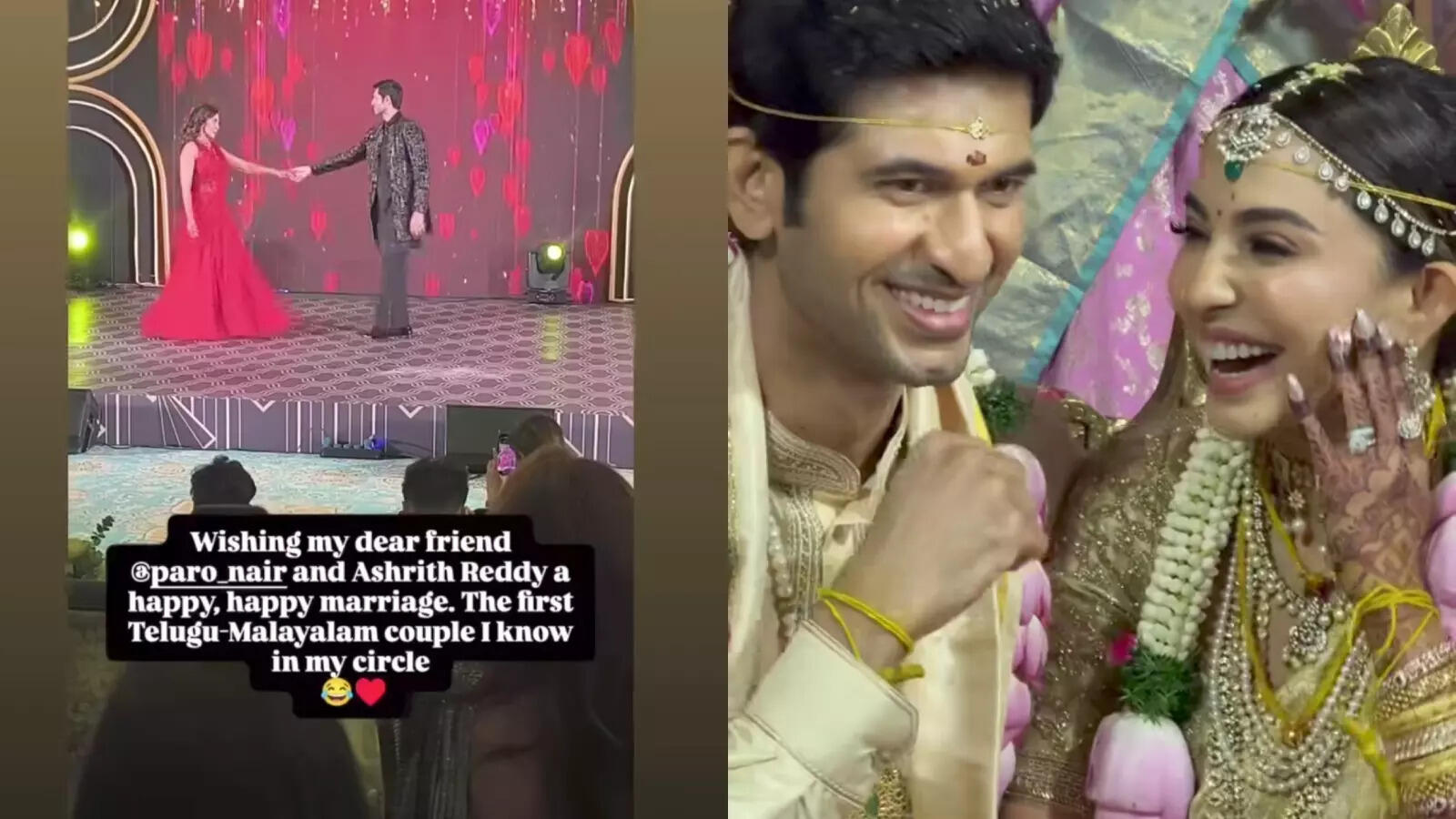 Allu Sirish wishes Parvati Nair on her wedding Allu Sirish wishes Parvati Nair on her wedding