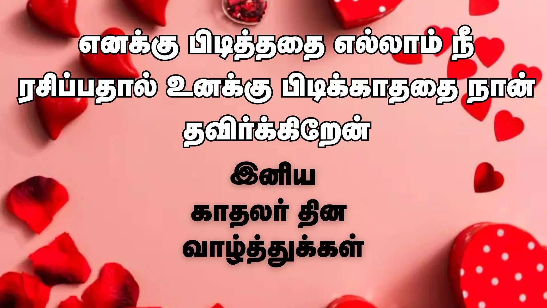 எனக்கு பிடித்ததை எல்லாம் நீ ரசிப்பதால் உனக்கு பிடிக்காததை நான் தவிர்க்கிறேன் லவ்வர்ஸ் டே 2025